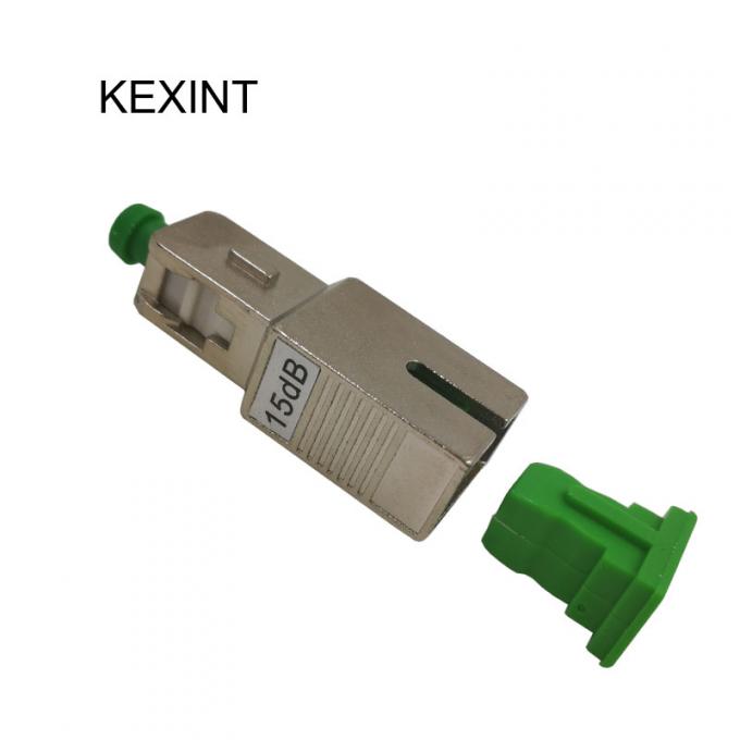 Attenuatore Fibra Ottica LC/APC 1dB Monomodale - Maschio/Femmina Per Reti | 2 Pezzi