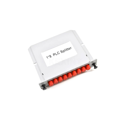 Minimo bianco di colore di Kexint 1x2 1x4 1x8 1x16 1x32 nel tipo a fibra ottica passivo dell'inserzione della cassetta di Ftth del separatore del plc di Fc di perdita
