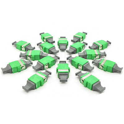 Adattatori a fibra ottica MPO di verde di singolo modo piccoli all'APC senza flangia