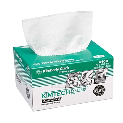 Kimwipes salviette detergenti in fibra ottica di carta antipolvere 100% carta per la pulizia della polpa di legno