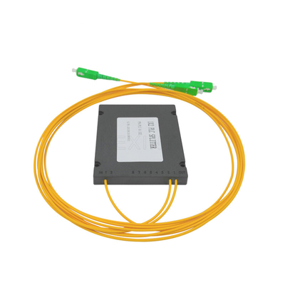 Tipo uso dell'ABS del separatore dello SpA a fibra ottica dello Sc APC 3,0 millimetri 1x2 per una scatola di distribuzione di 2 centri
