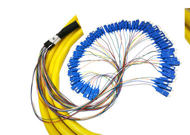 I 96 centri 72 svuota modo ottico SC/APC LSZH del cavo di toppa della fibra il singolo multi