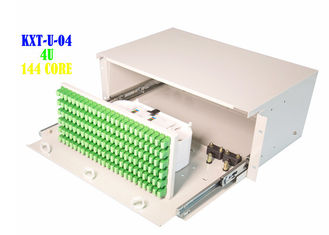 Scatola elettrica del quadro d'interconnessione di fibra dello scaffale, quadro d'interconnessione di fibra di 144 porti 4U