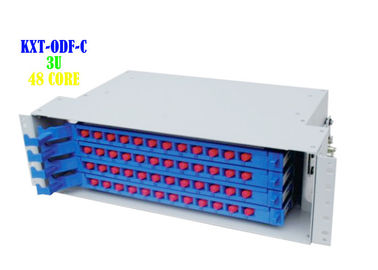Il quadro d'interconnessione di Ethernet del porto del Governo 48 Rj45 a Rj45 ha laminato a freddo il piatto d'acciaio