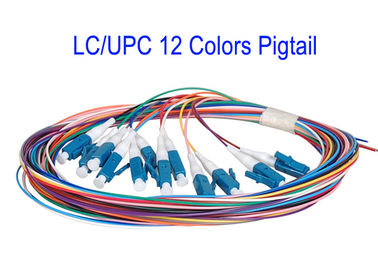 Il centro di LC/UPC 12 colora la toppa della fibra del cavo di toppa di MP cabla G652D G657A1 G657A2 1m 1.5m