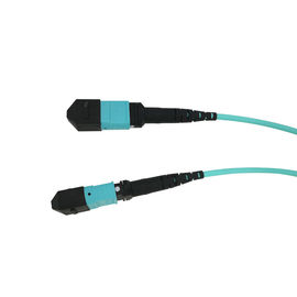 Il cavo di toppa ottico della fibra OM3 MTP-MTP OM4 12 cabla l'adattatore 40G 300M