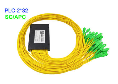 Perdita di inserzione a fibra ottica del separatore 3.0mm G657A1 SC/APC 17.2dB dello SpA del contenitore di ABS G657A1