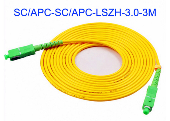 La toppa a fibra ottica del Governo SC/APC di comunicazione conduce la guaina esterna della scatola LSZH di trasferimento di MP 3m