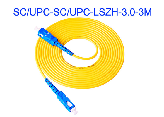 Costruzione ottica della rete di lunghezza della SCATOLA di distribuzione di Aramid SC/UPC FTTH MP 3m