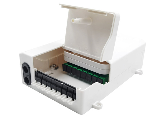 Lo SGS 8 svuota l'adattatore da tavolino a fibra ottica della treccia della fibra di LC APC della scatola di FTTH