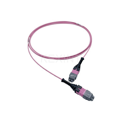 KEXINT FTTH MTP PRO OM4 12 svuota il cavo di toppa ottico della fibra 2M Type B