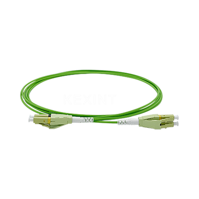 Verde ottico del duplex OM5 LSZH di LC UPC del cavo di toppa della fibra di KEXINT Uniboot