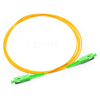 Modo di fibra ottica semplice del cavo FTTH LSZH 2.0MM della toppa dello Sc APC di G657A1 3M singolo