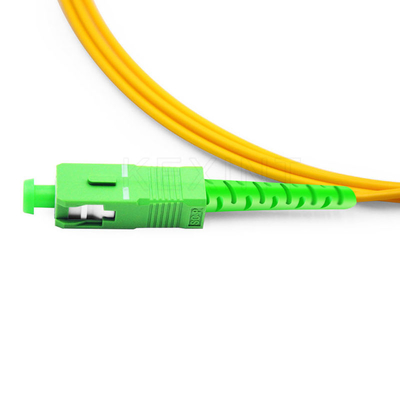 Modo di fibra ottica semplice del cavo FTTH LSZH 2.0MM della toppa dello Sc APC di G657A1 3M singolo
