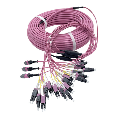 KEXINT 36 cavo di toppa a fibra ottica del centro grado B 3x12 MPO multimodale a LC USconnect