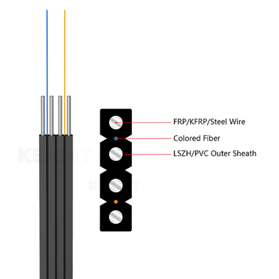 KEXINT FTTH Cavo di derivazione in fibra ottica GJSPXH Cavo a farfalla parallelo simmetrico