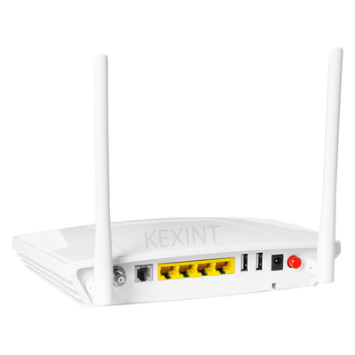 Attrezzatura ottica Ontario di KEXINT KXT-XPE650-C CATV XPON della rete wireless di CA Wifi ONU V2.0 della fibra a due bande di WiFi