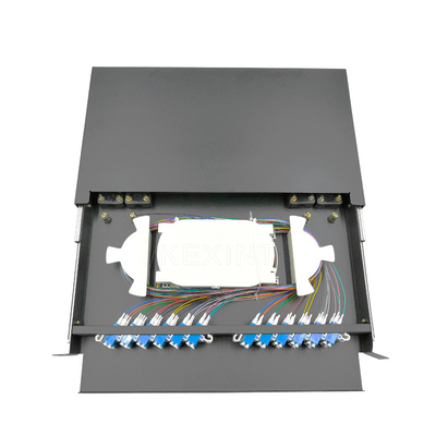 Pannello componenti elettrici di fibra ottica di FTTH 1U con il connettore duplex