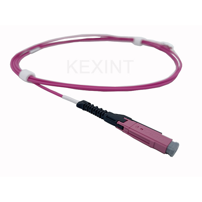 KEXINT 2M MDC UPC a LC UPC Uniboot Duplex Multimode OM4 LSZH (OFNR) 2.0mm Fiber Optic Patch Cable