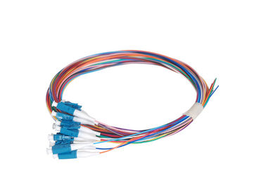 Cavo di toppa ottico della fibra di ODF, una treccia a fibra ottica di 12 colori che impiomba 0.9mm