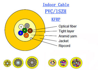 Il centro a fibra ottica dell'interno MP 6B6 0.9mm del cavo armato 12 di G657A2 il Kevlar GJPFJH