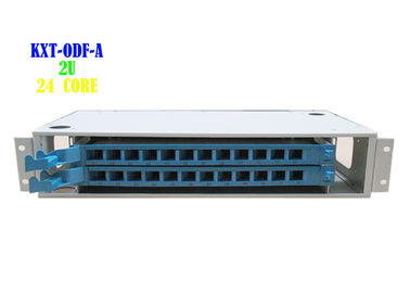 Collegamento di ramo del porto del quadro d'interconnessione di fibra del supporto di scaffale della rete FC ODF 2U 24
