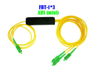Alta affidabilità del piccolo della rete di WDM 1×3 della fibra dello Sc APC ABS ottico del connettore