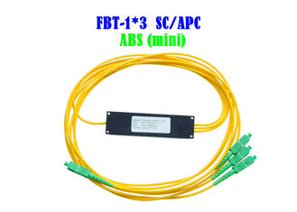 Alta affidabilità del piccolo della rete di WDM 1×3 della fibra dello Sc APC ABS ottico del connettore