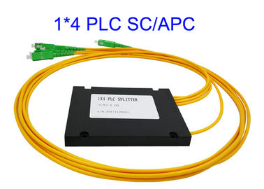 separatore a fibra ottica dello SpA 1x4, separatore 3,0 1260nm dello SpA dell'ABS di FTTH alla lunghezza d'onda 1650nm
