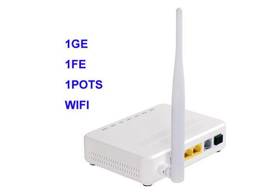 Vasi WIFI 802.11b/G/N XPON del Fe 1 del dispositivo GEPON 1Ge 1 di gigabit ONU della rete Ontario della fibra