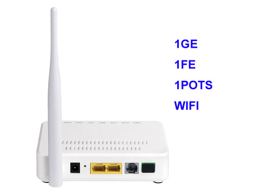 Vasi WIFI 802.11b/G/N XPON del Fe 1 del dispositivo GEPON 1Ge 1 di gigabit ONU della rete Ontario della fibra
