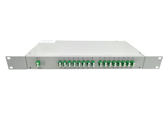 separatore a fibra ottica dello SpA del × 32 MP del supporto di scaffale 1U 1 19 pollici connettore APC/di LC