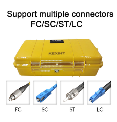 Connettore all'aperto 1km MP 1310/1550nm dello strumento a fibra ottica SC/APC LC/APC del contenitore di cavo del lancio di OTDR