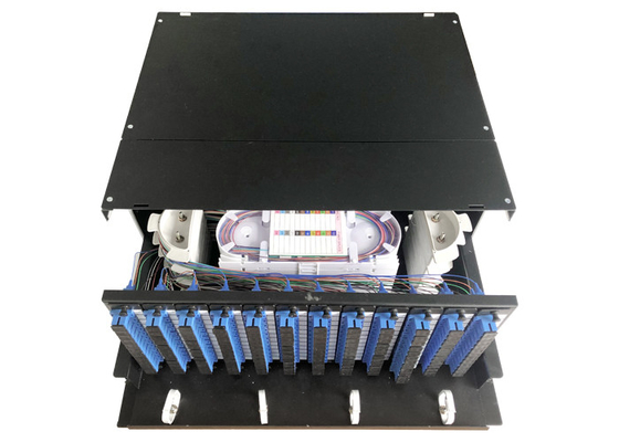 Quadro d'interconnessione ottico di ODF 144FO SC/UPC 4U con 12 cassette